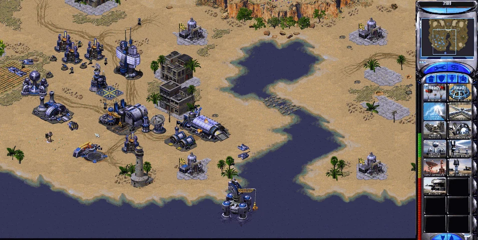 An Allied base on a tropical map in VERA20k.